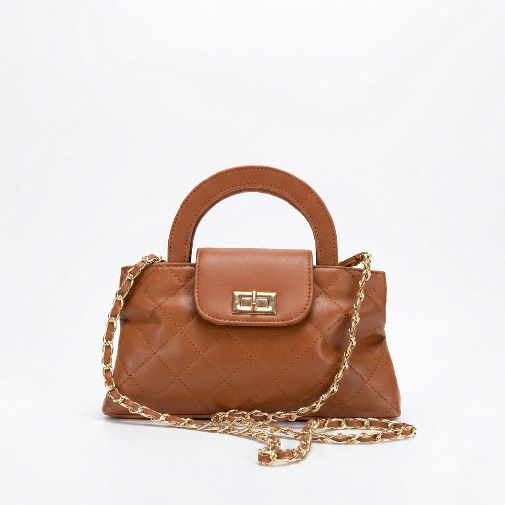 TWIST LOCK CROSSBODY BAG