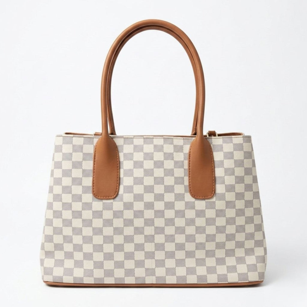 Fizzy Check Double compartments Fawn