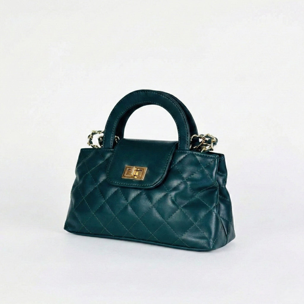 TWIST LOCK CROSSBODY BAG