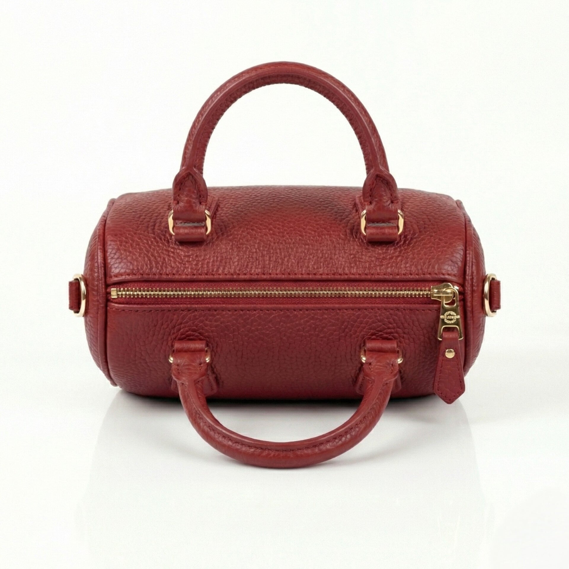 MINI RED DUFFLE BAG