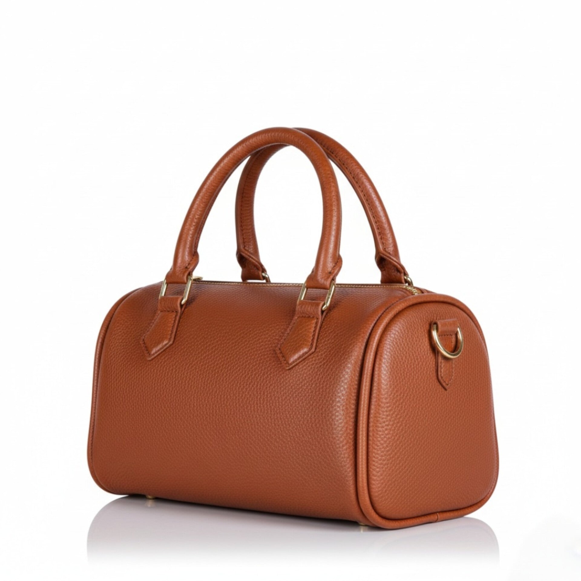 MINI BROWN DUFFLE BAG