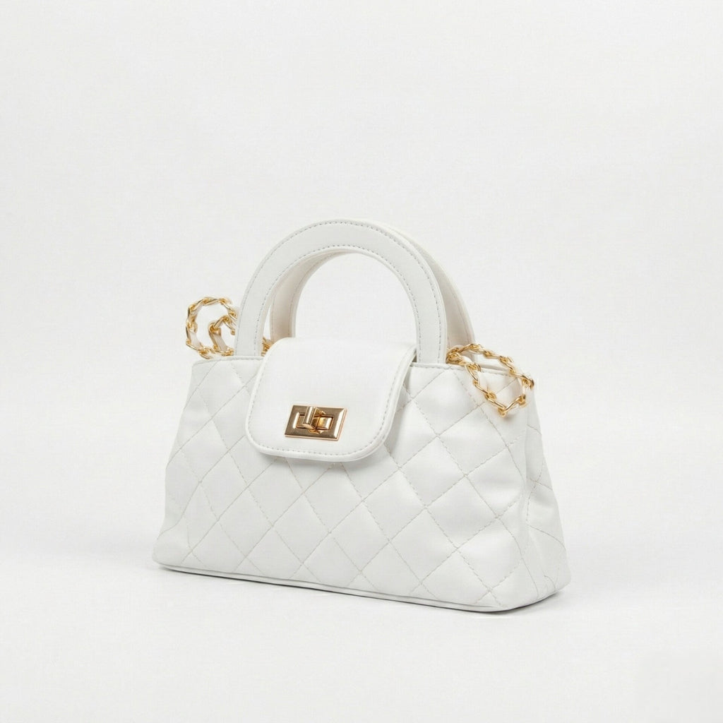 TWIST LOCK CROSSBODY BAG