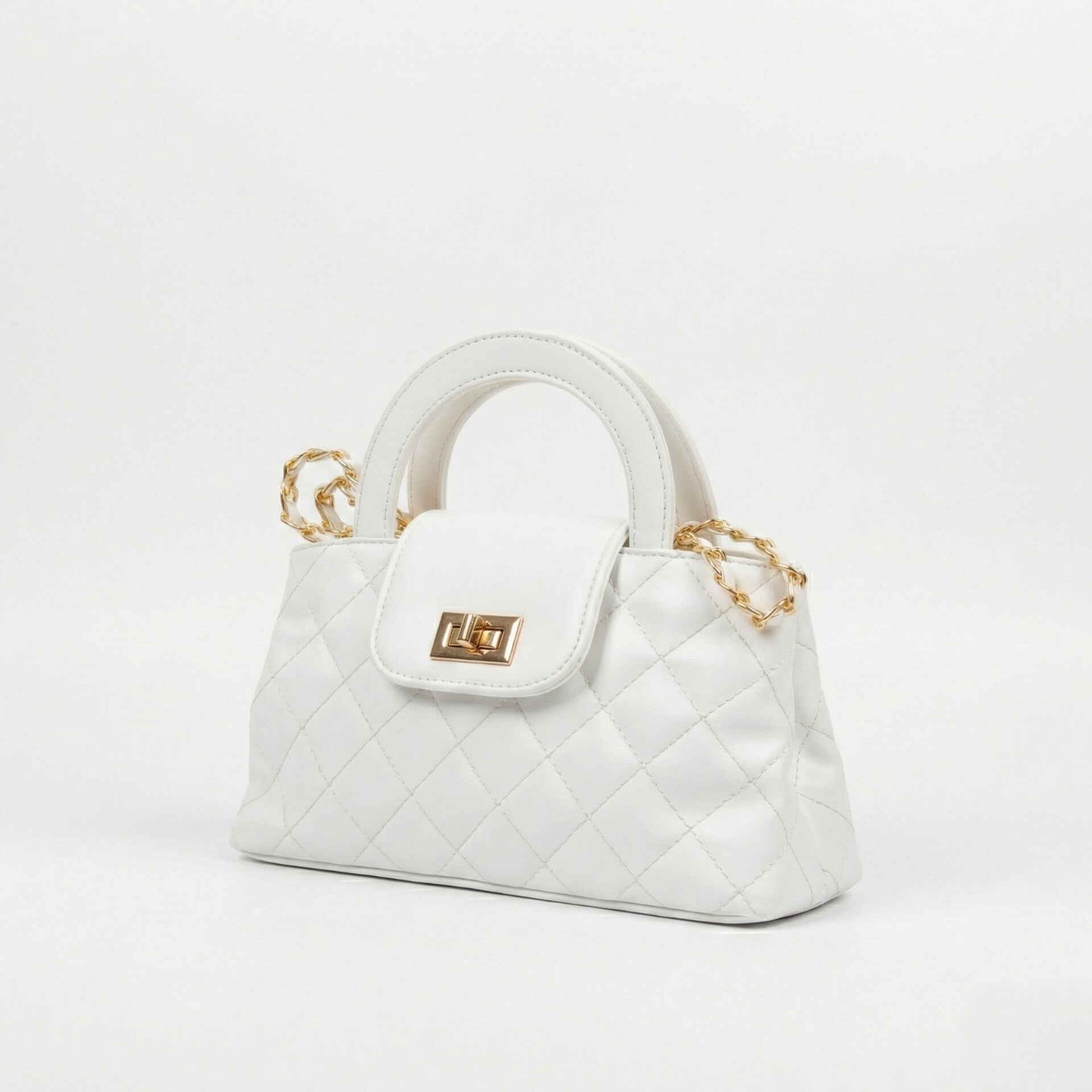 TWIST LOCK CROSSBODY BAG