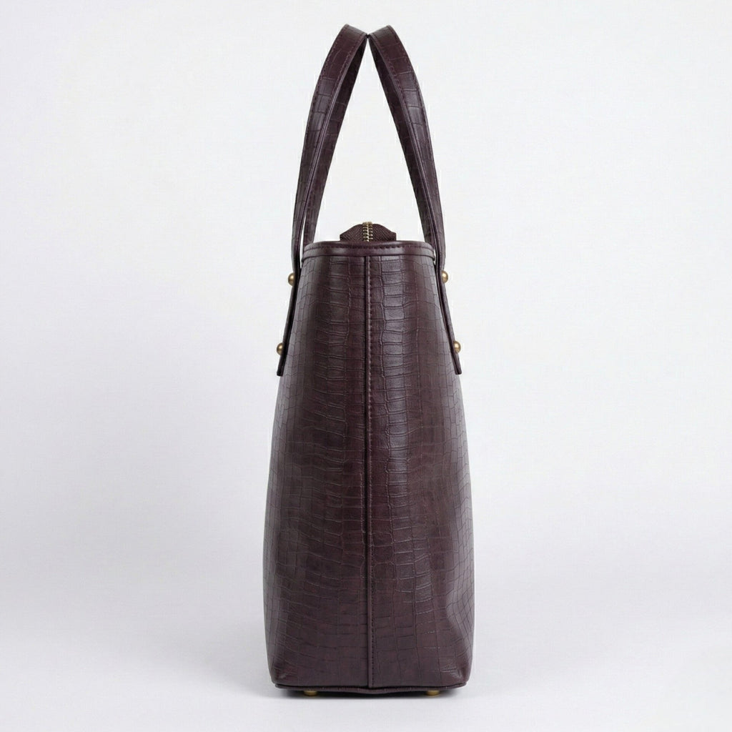 THE MIDNIGHT D BROWN TOTE