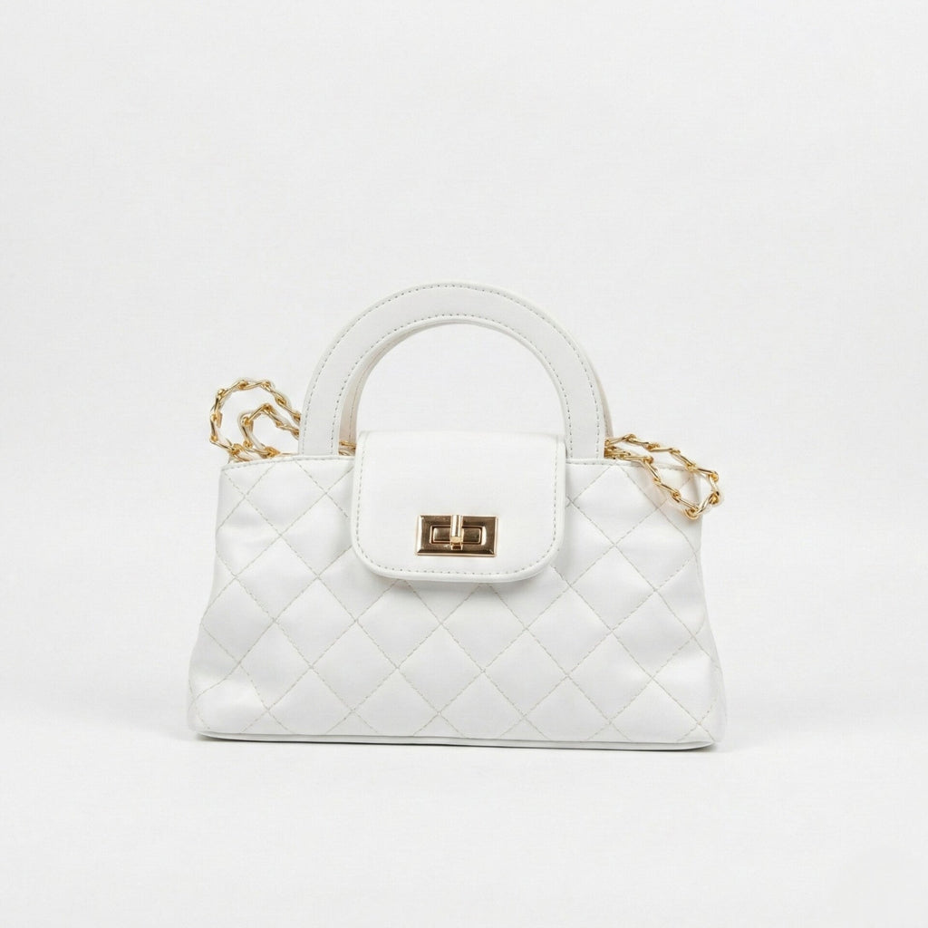 TWIST LOCK CROSSBODY BAG