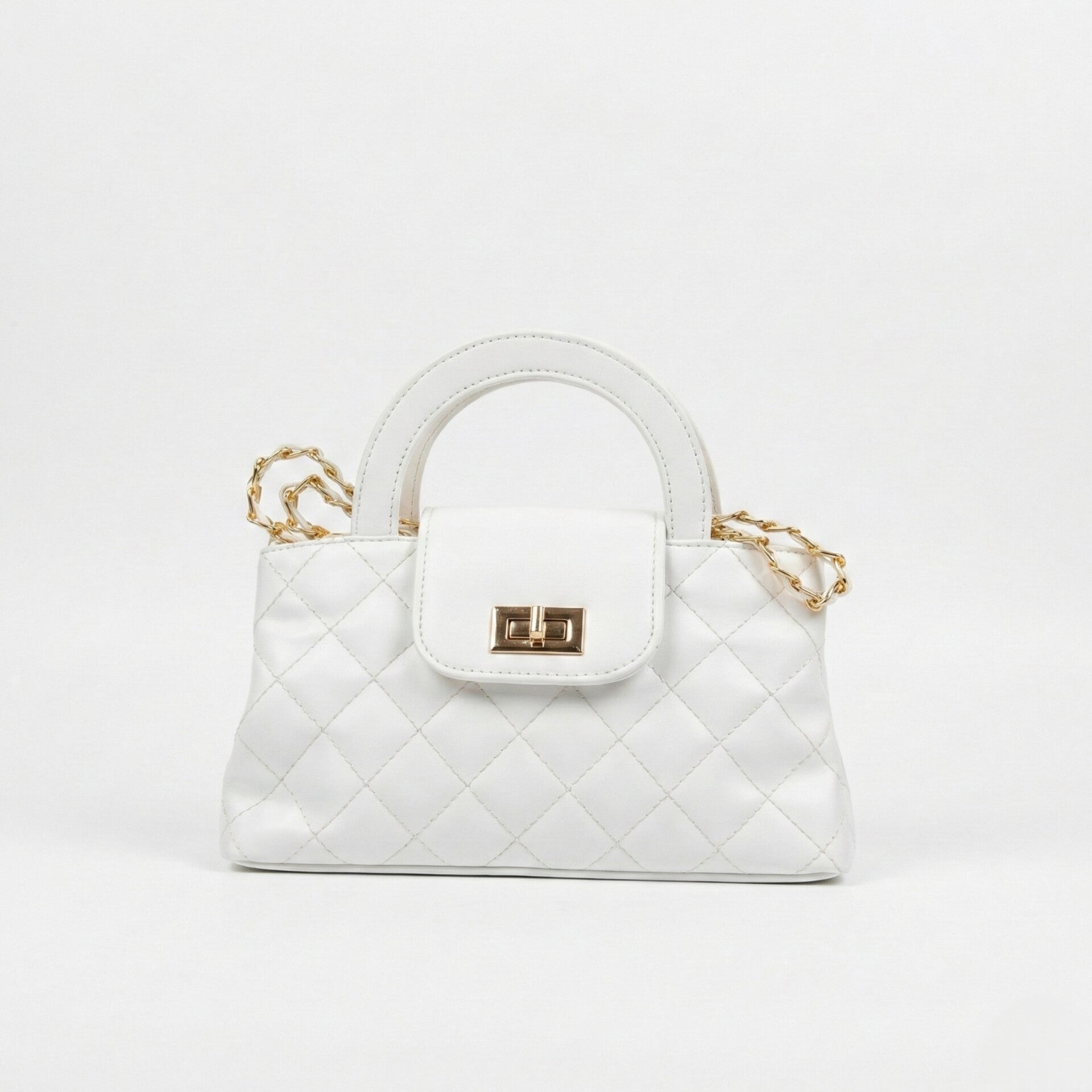 TWIST LOCK CROSSBODY BAG