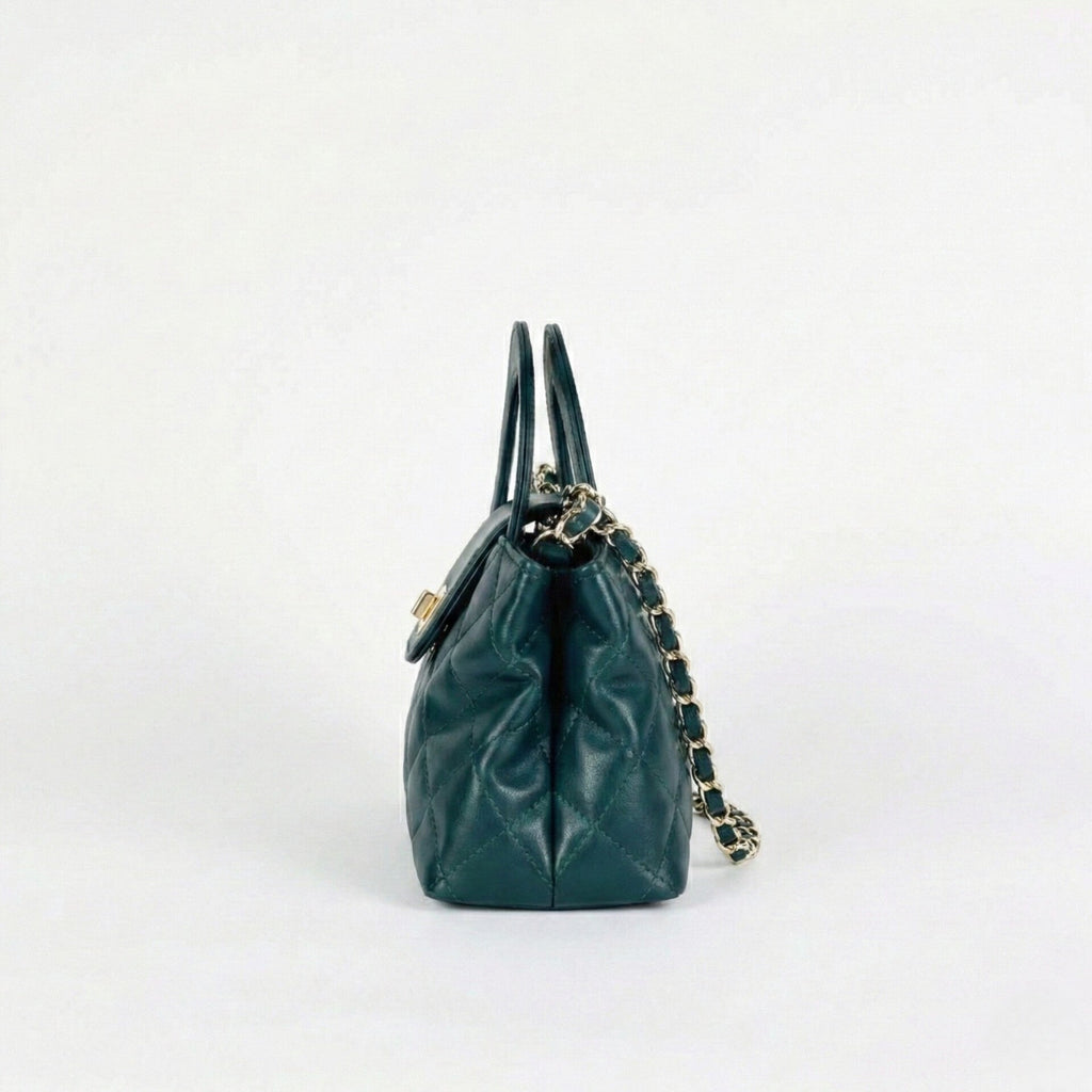 TWIST LOCK CROSSBODY BAG