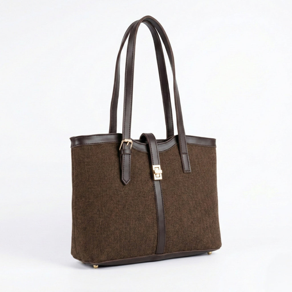 JUTH PREMIUM D BROWN HANDBAG