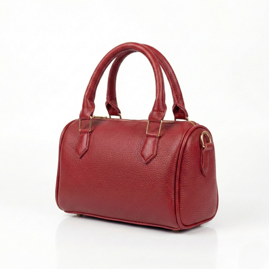 MINI RED DUFFLE BAG